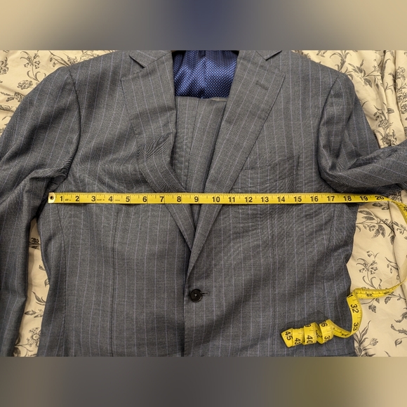 Pal Zileri sartorial 2 piece suit jacket 48R pants  50R - Picture 9 of 12